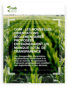 OGM : Les nouvelles orientations réglementaires proposées entraîneraient un manque total de transparence